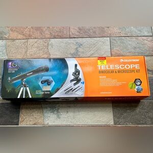 Celestron 22010 Telescope, Microscope & Binocular Science Kit - New in Box